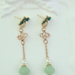 Twin Bloom Charm Earrings