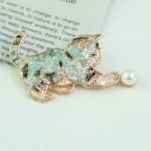 Mother-of-pearl Inlaid Cat – Cheese Cat