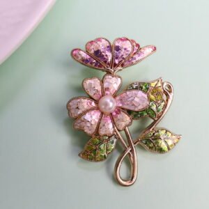 Mother-of-pearl brooch