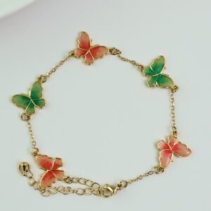 Light-Colored Cloisonné Bracelet